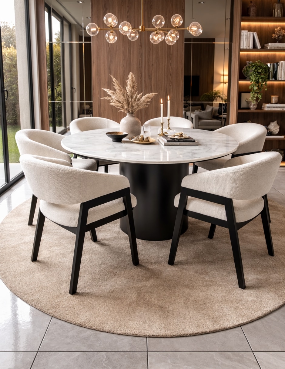 Mesa de comedor de mármol 5