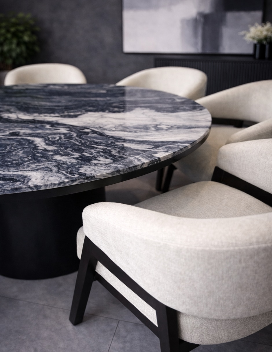 Mesa de comedor Vaniglam de mármol