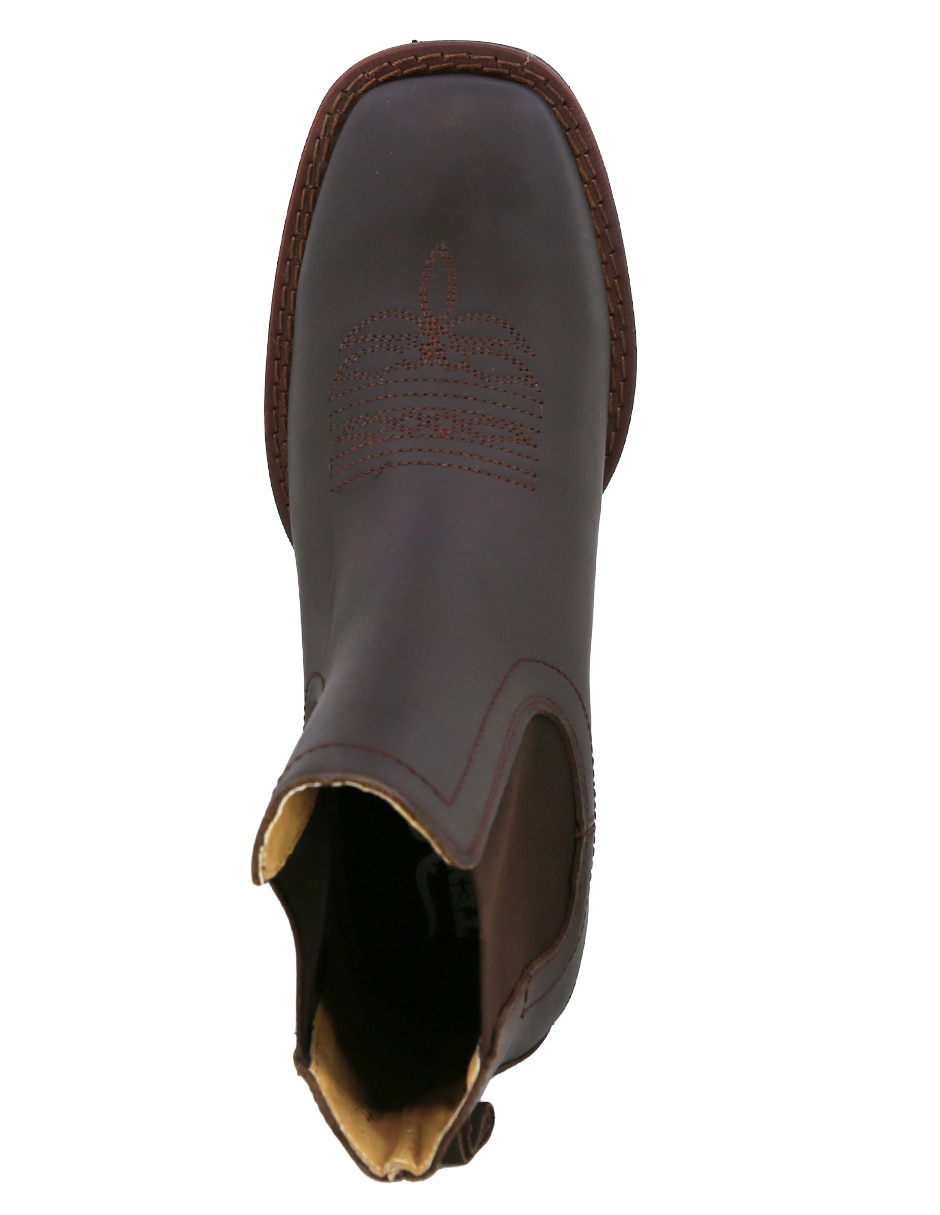 Botín de piel para hombre 4