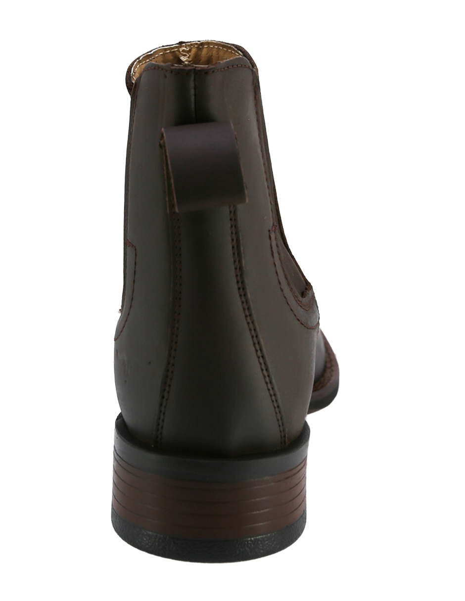Botín de piel para hombre 6
