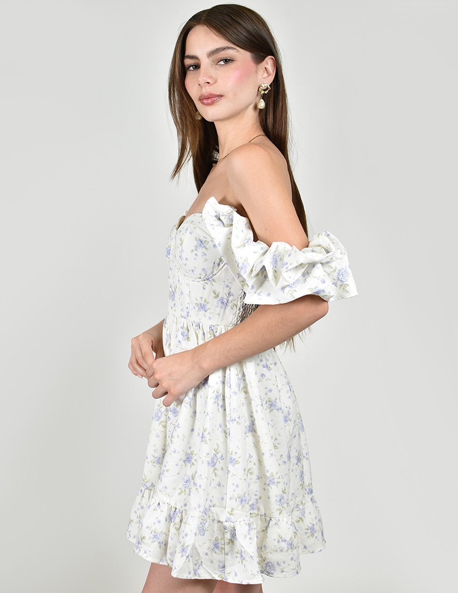 Vestido corto casual roman fashion para mujer