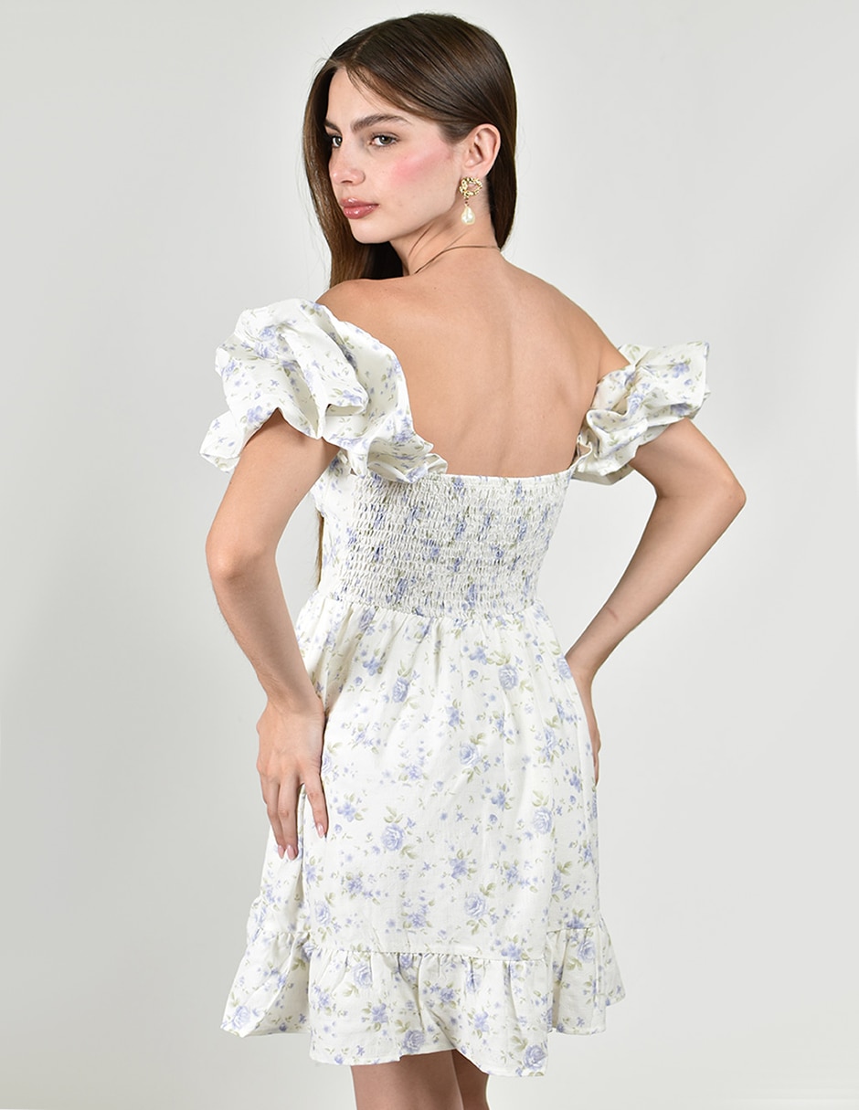 Vestido corto casual roman fashion para mujer