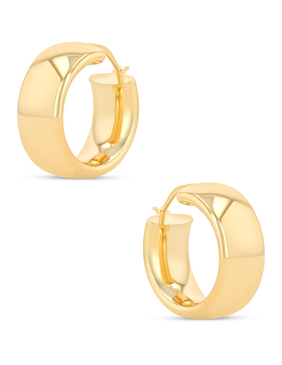 Arracadas JOYERÍAS BIZZARRO de oro amarillo 14 K con acabado brillante