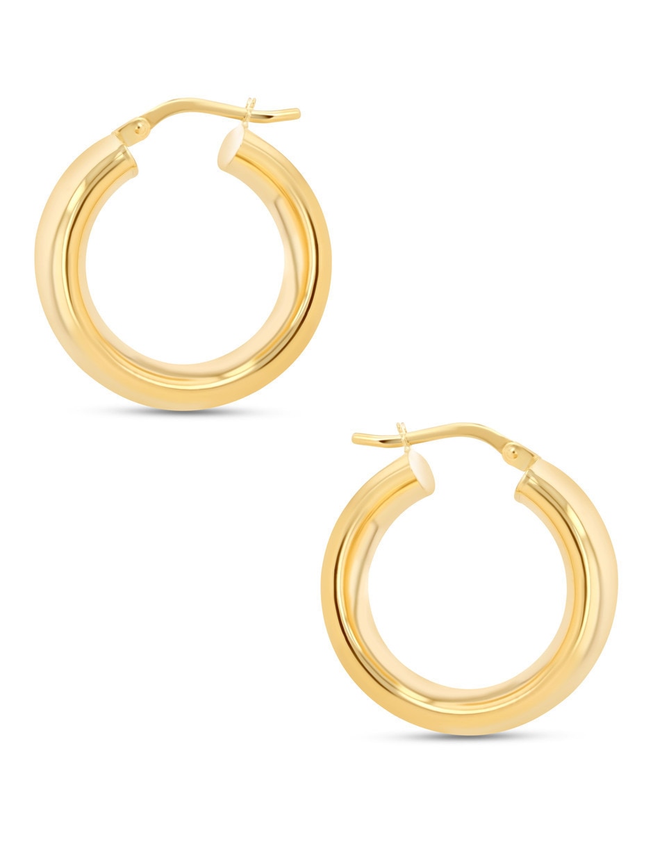 Arracadas JOYERÍAS BIZZARRO de oro amarillo 14 K con acabado brillante