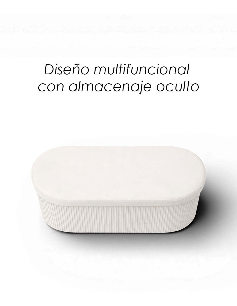 Taburete Oval de Terciopelo 6