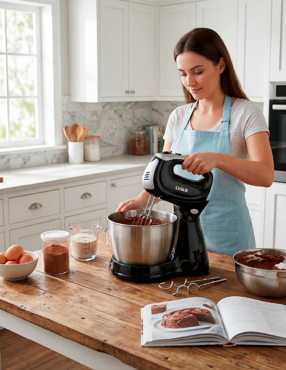 Batidora pedestal Cookit 5 velocidades + 1 turbo velocidades CHMB02