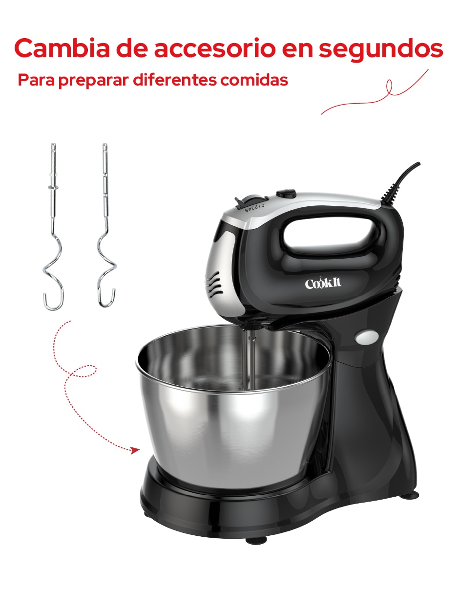 Batidora pedestal 5 velocidades + 1 turbo velocidades chmb02