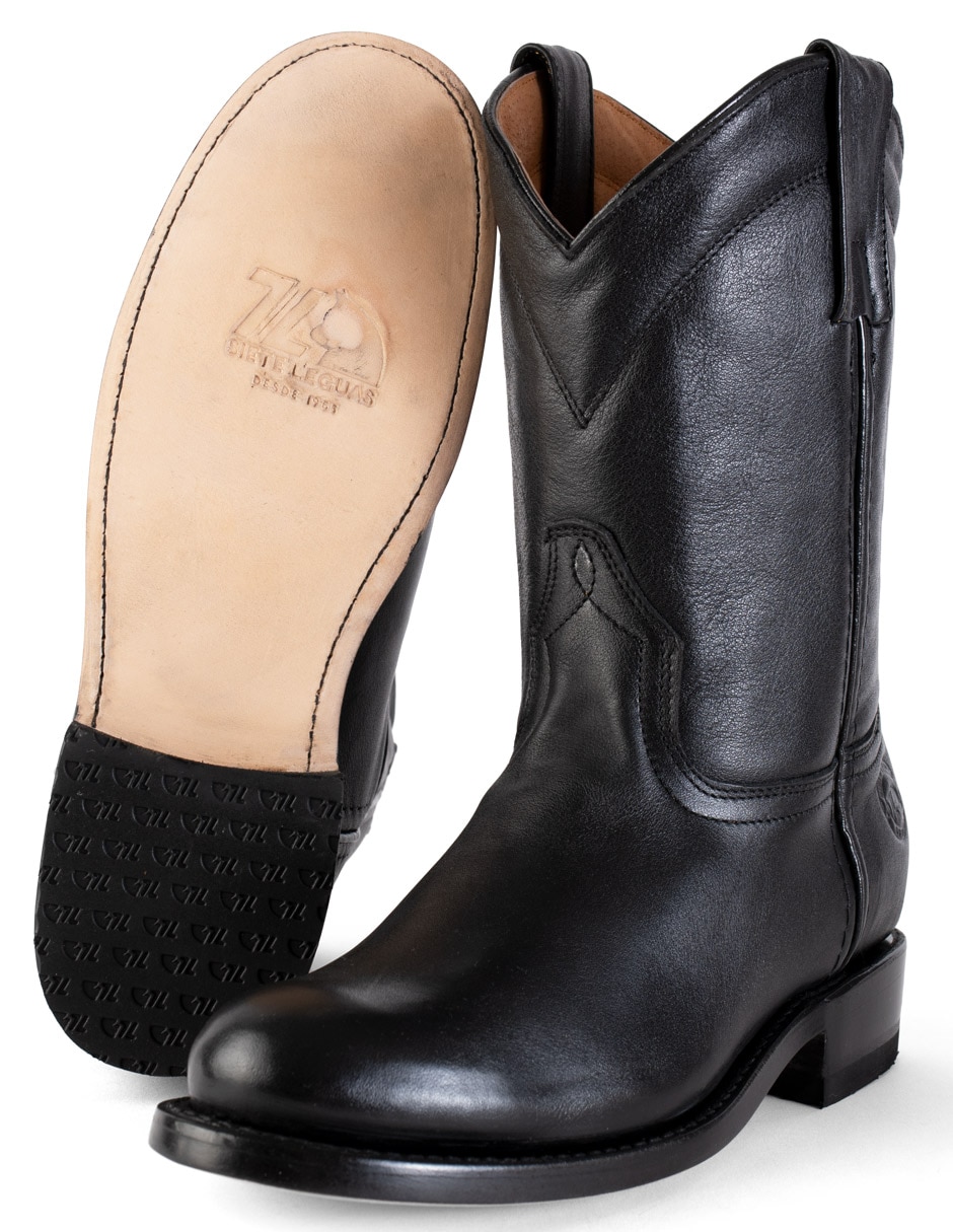 Bota Siete Leguas Roper de piel para hombre