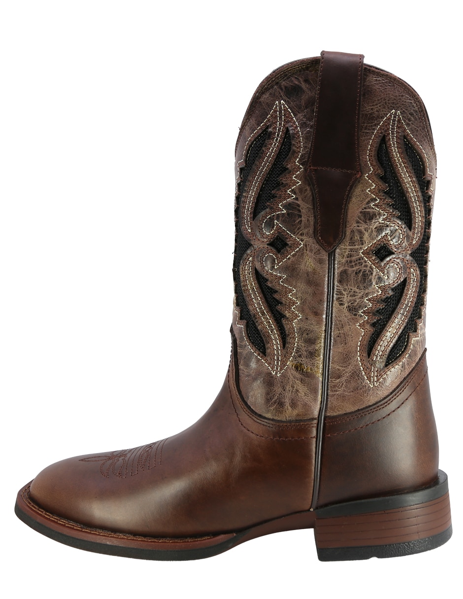 Bota de piel para hombre
