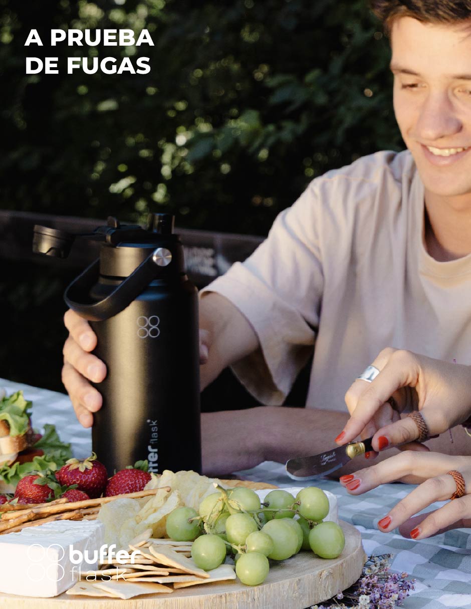 Termo de acero inoxidable Balandra con tapa doble rosca 1 L 3