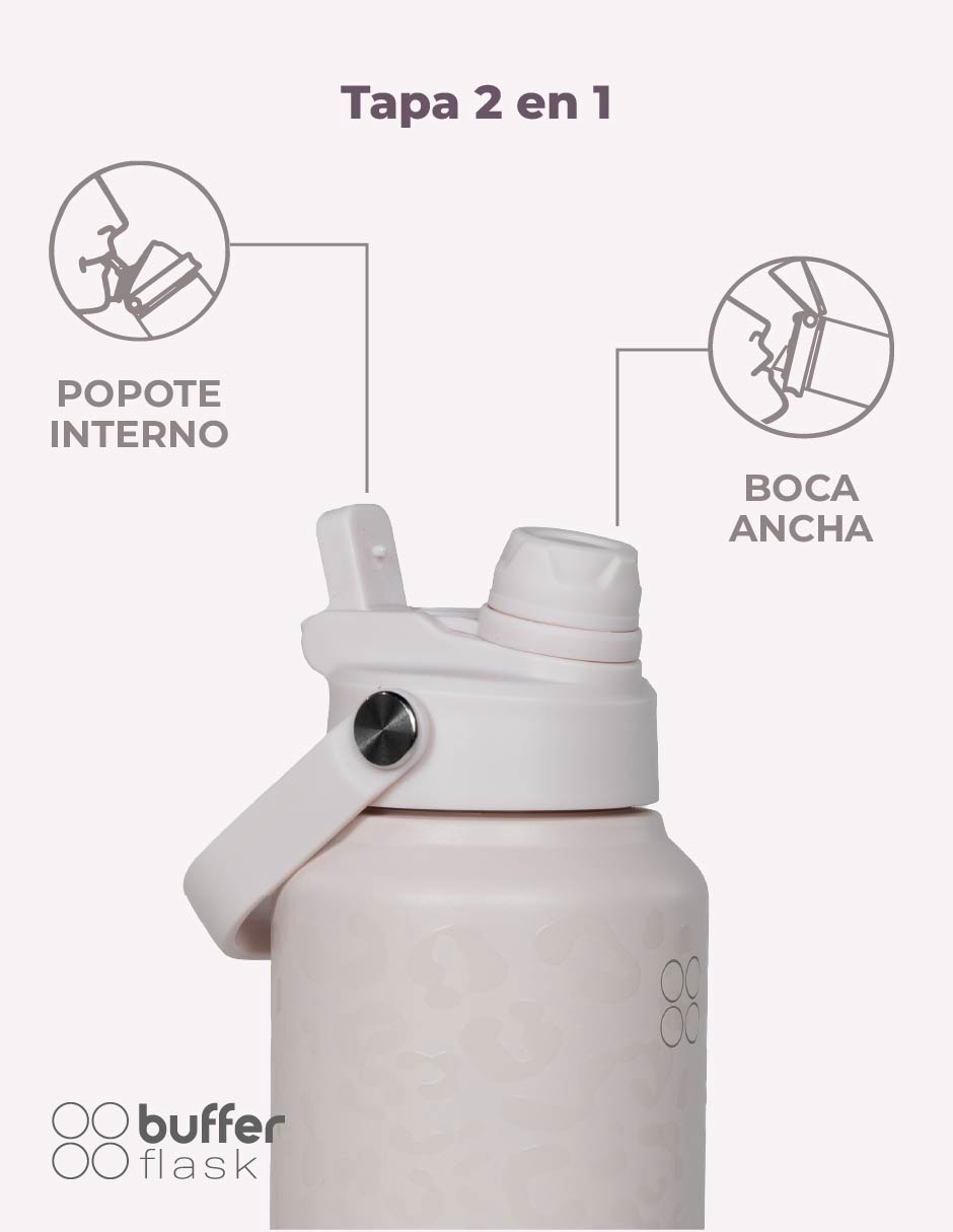 Termo Buffer de acero inoxidable Balandra con tapa doble rosca 1 L