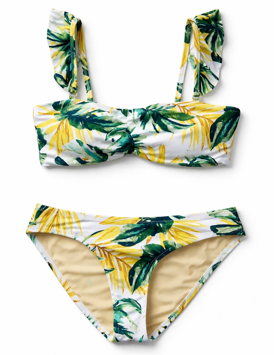 Conjunto bikini estampado floral para mujer 3
