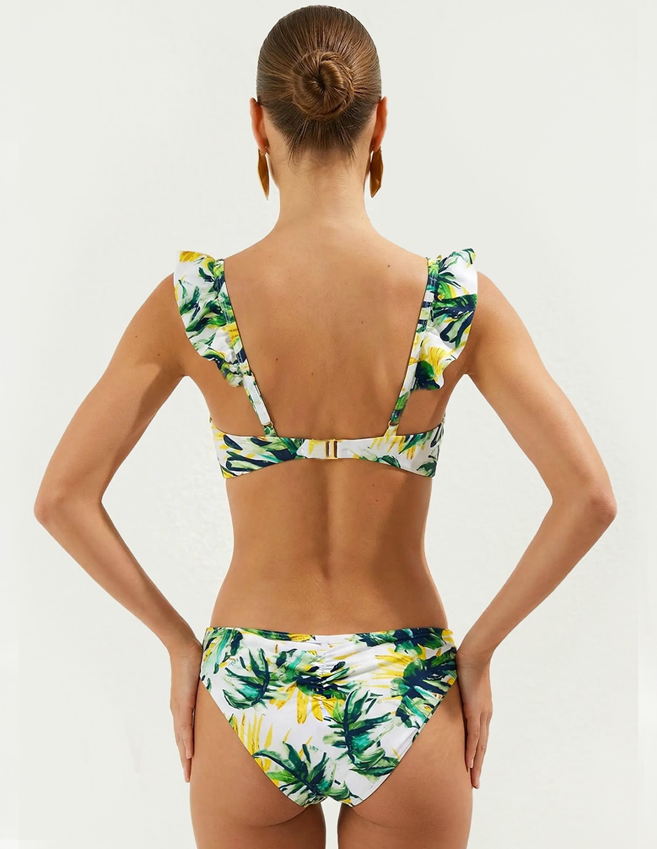 Conjunto bikini estampado floral para mujer 6
