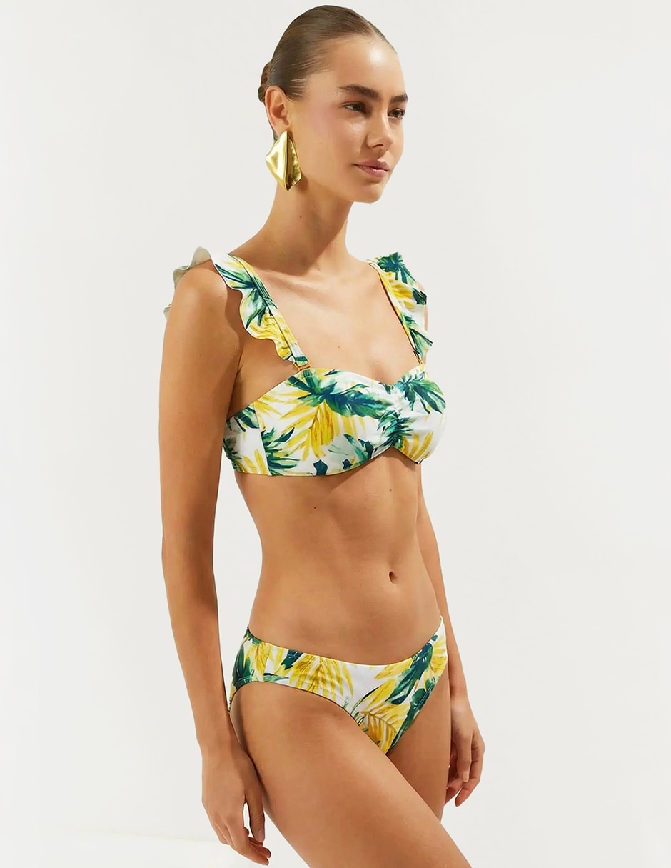 Conjunto bikini estampado floral para mujer 7