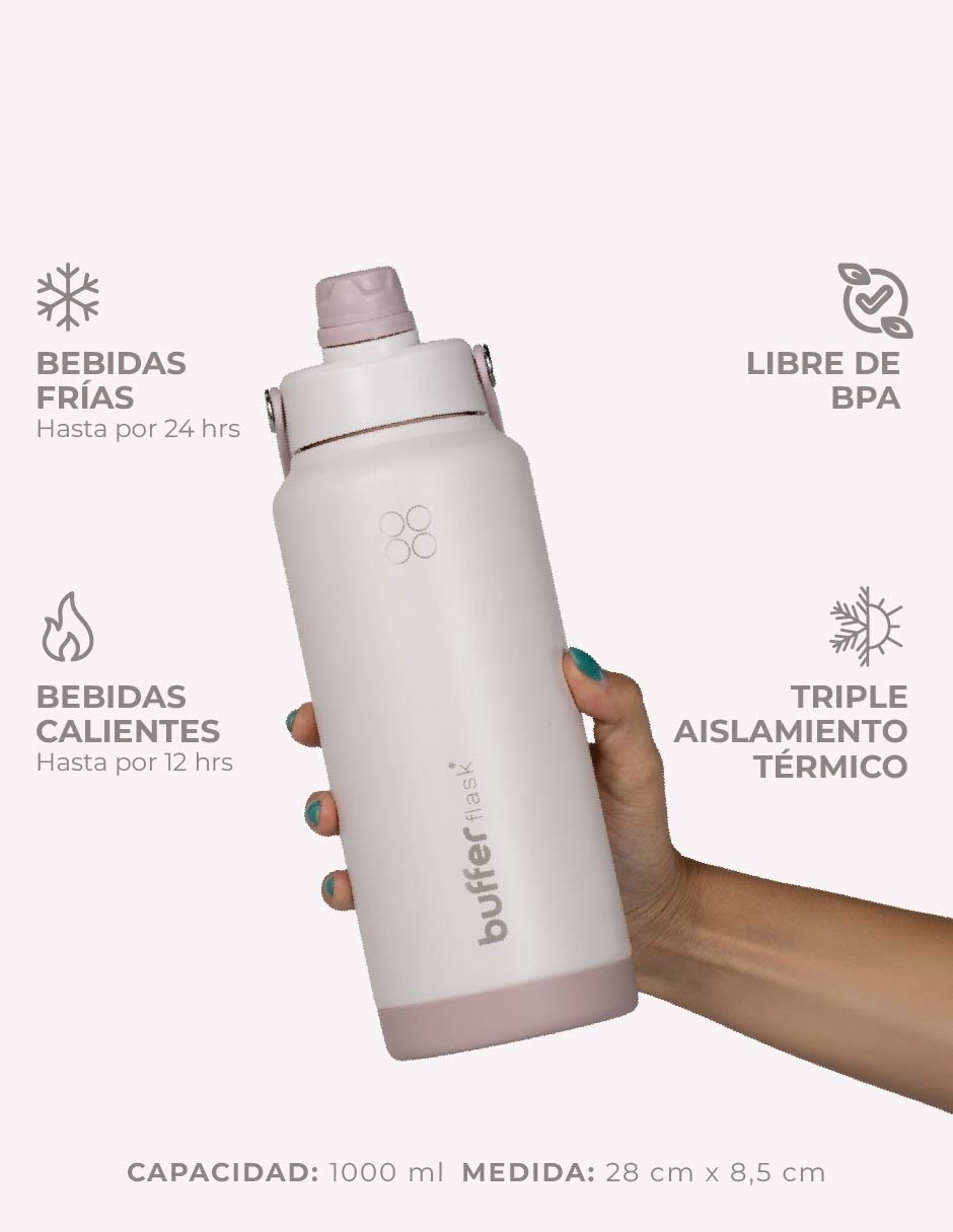 Set termo de acero inoxidable Balandra X2 con tapa doble rosca 5