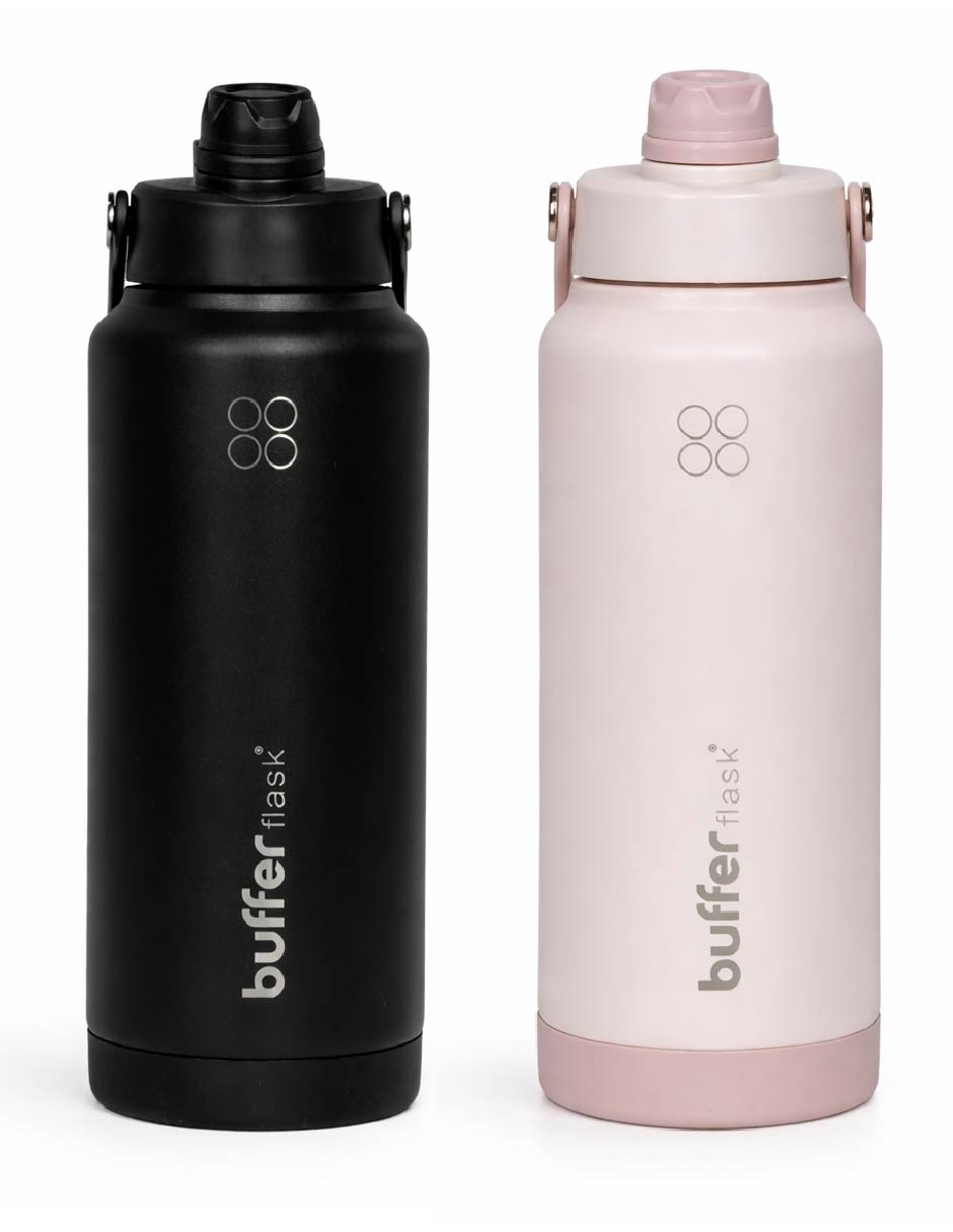Set termo de acero inoxidable Balandra X2 con tapa doble rosca 1