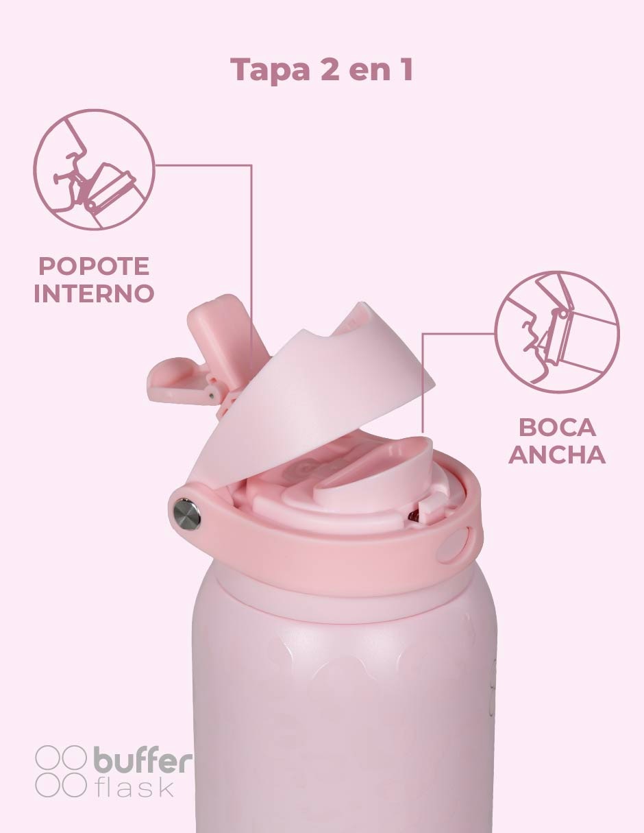 Termo de acero inoxidable Praslin con tapa flip top 4