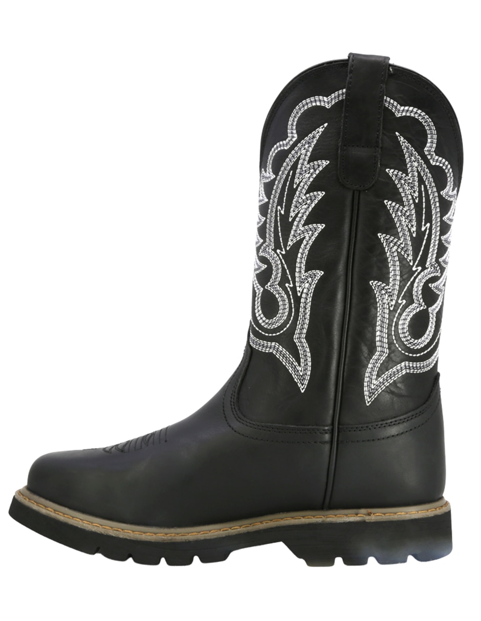 Bota texaban vaquera de piel para hombre