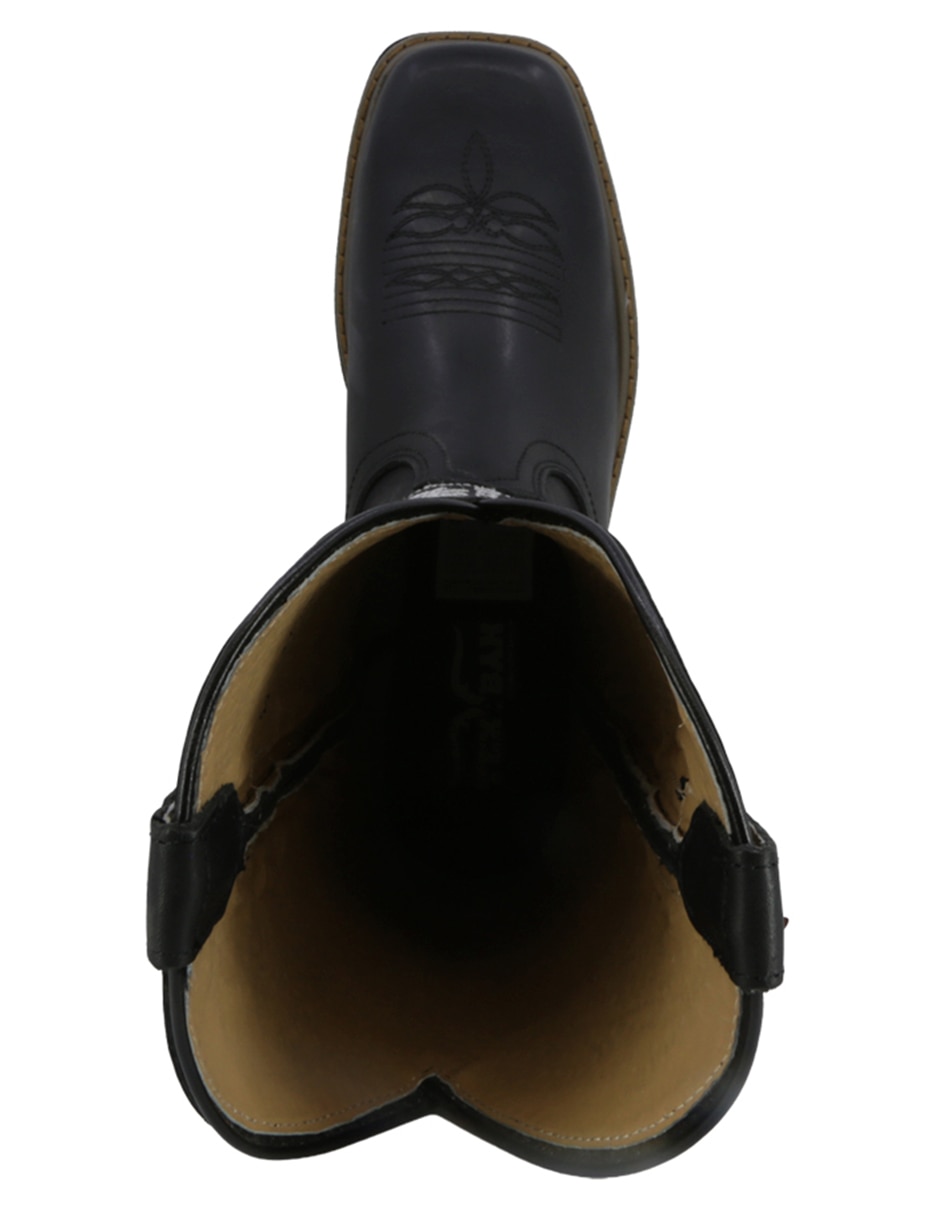 Bota texaban vaquera de piel para hombre