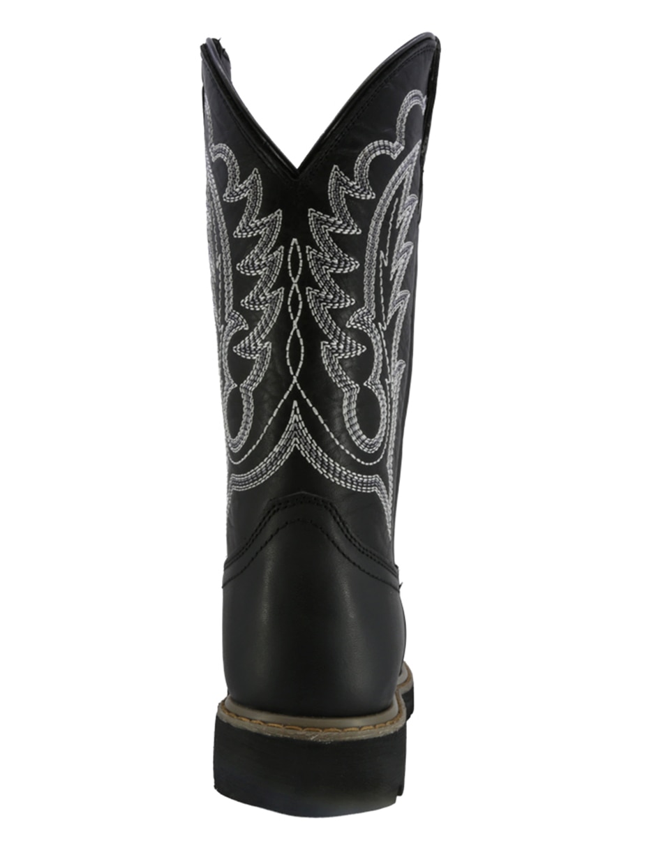 Bota texaban vaquera de piel para hombre