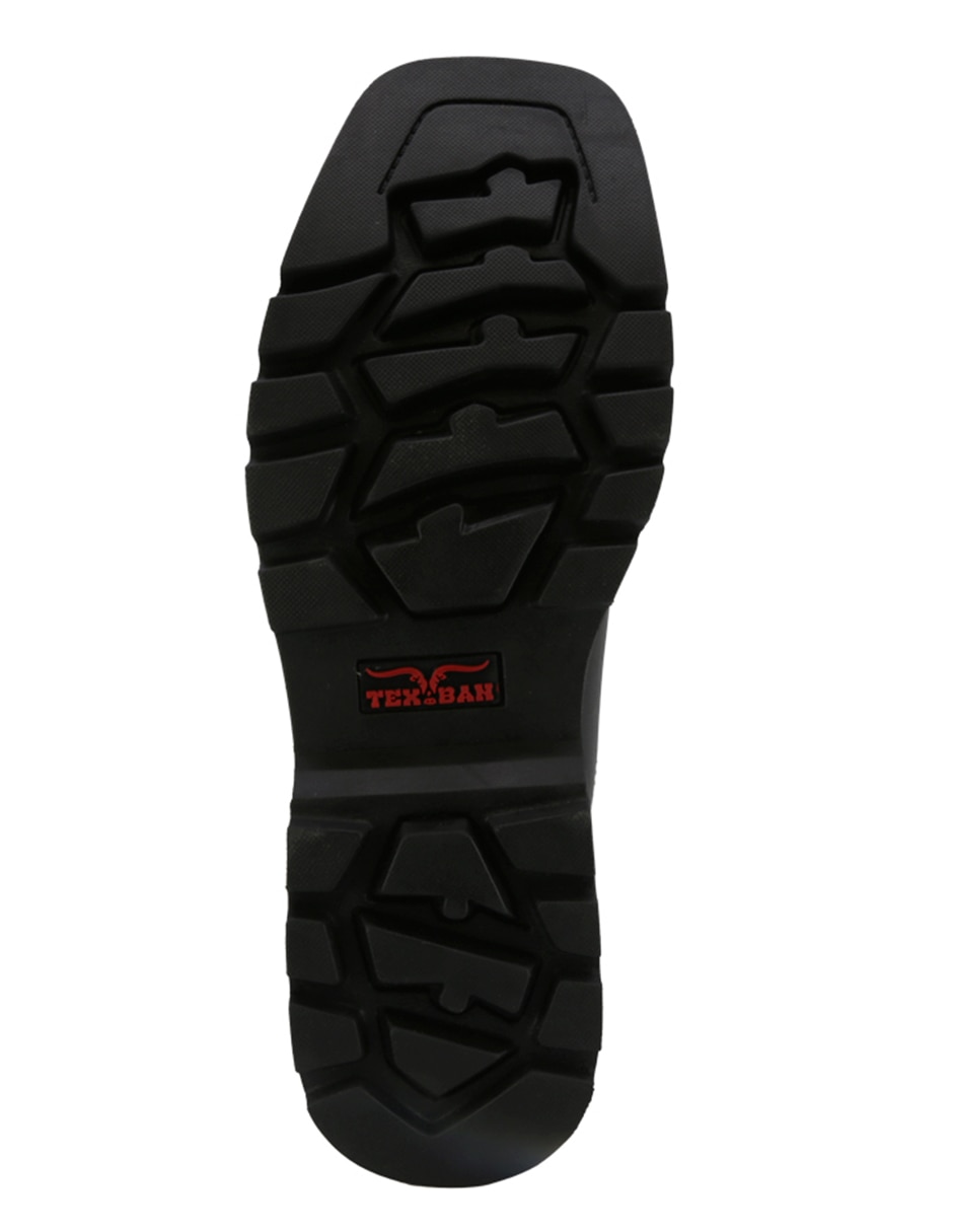 Bota texaban vaquera de piel para hombre