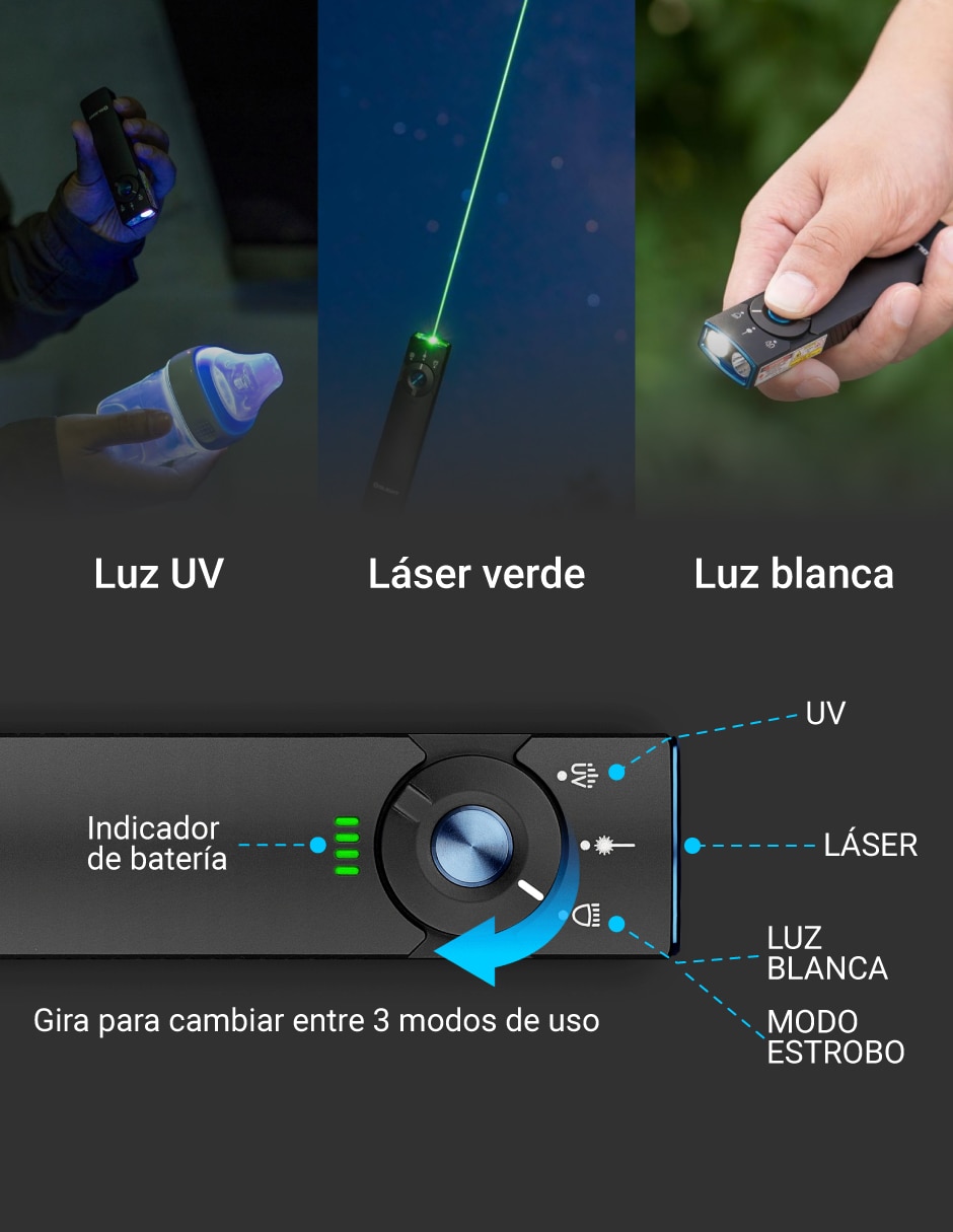 Linterna de mano Arkfeld Pro 5