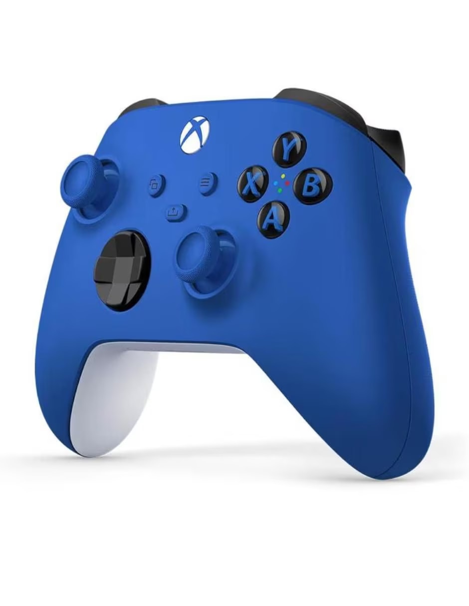 Set control Microsoft shock blue inalámbrico multiplataforma