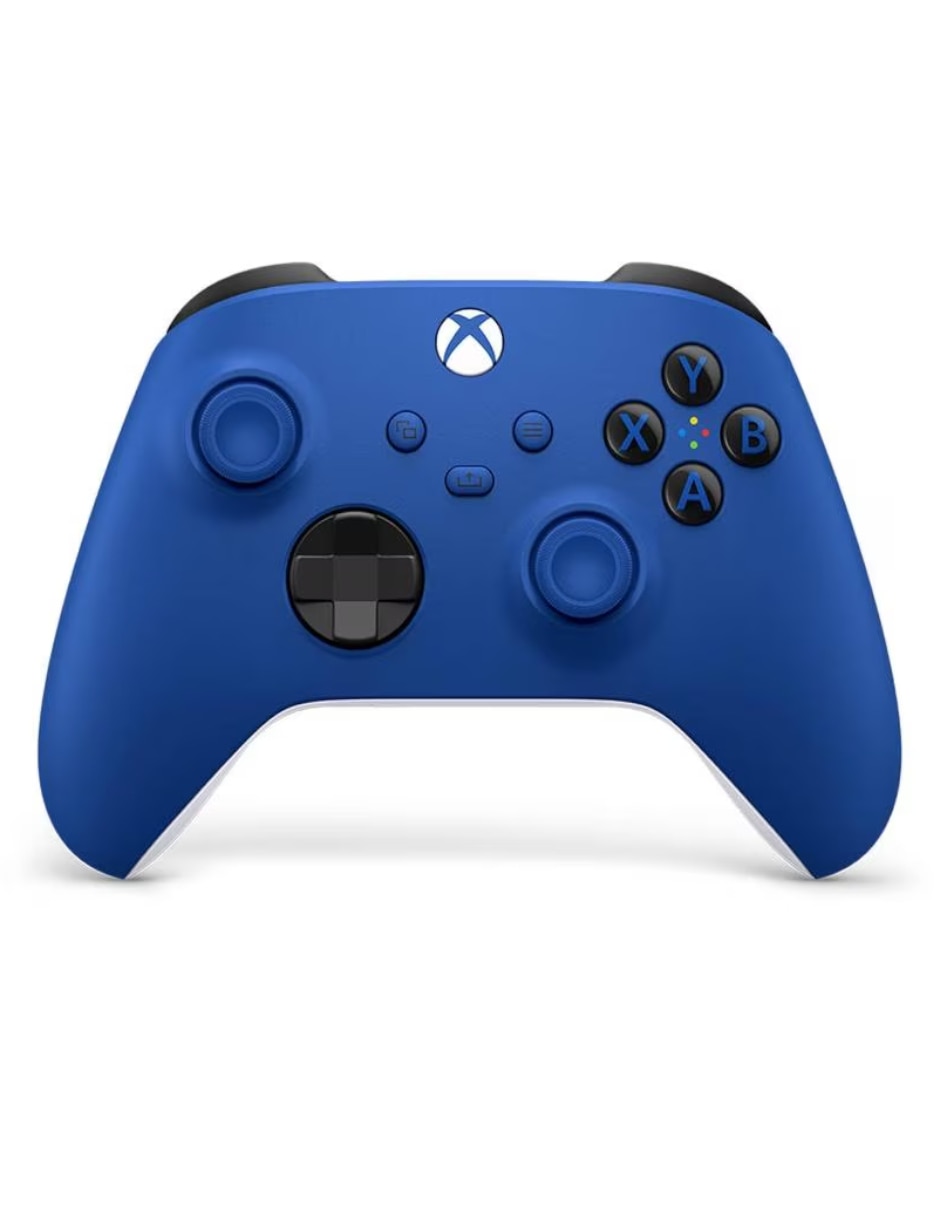 Set control Microsoft shock blue inalámbrico multiplataforma
