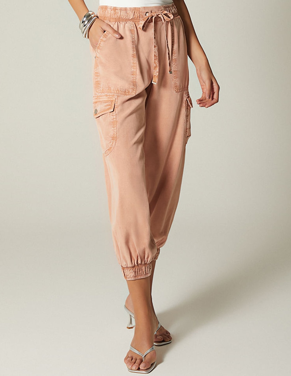 Jeans cargo Malvina corte cintura para mujer Jeans cargo Malvina corte cintura para mujer