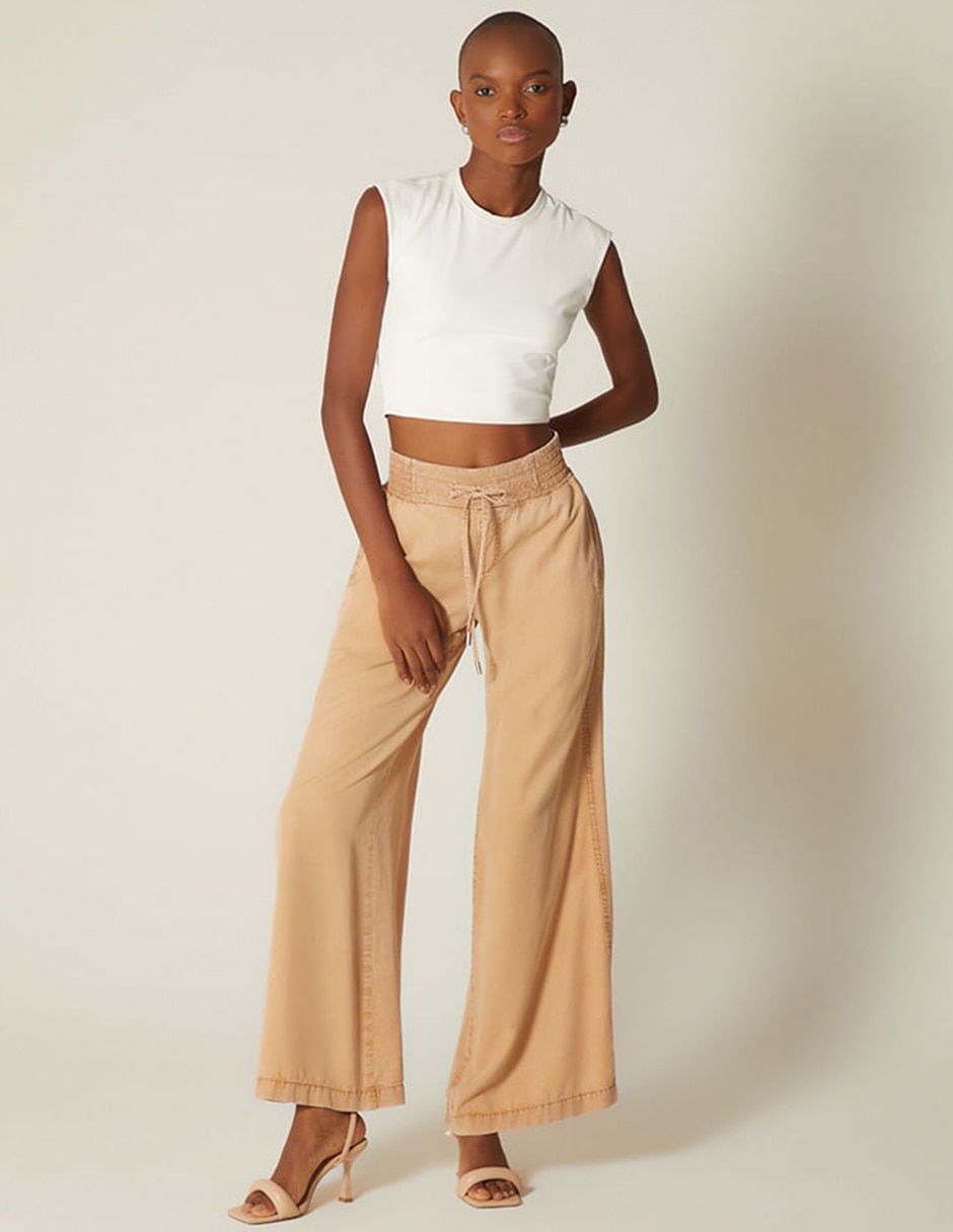 Jeans easy pant palazzo Studio F para mujer