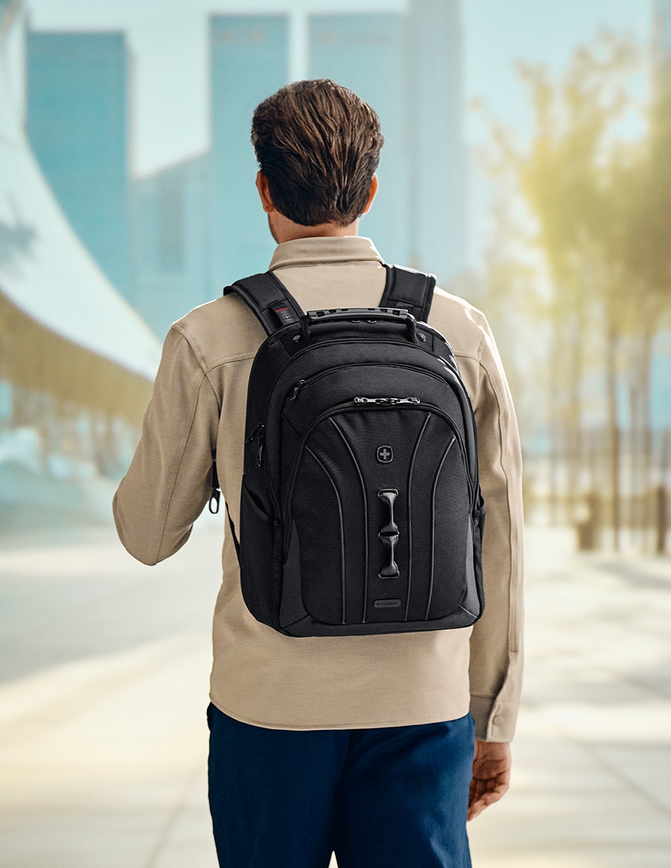 Mochila con portalaptop Wenger Legacy Black Series unisex