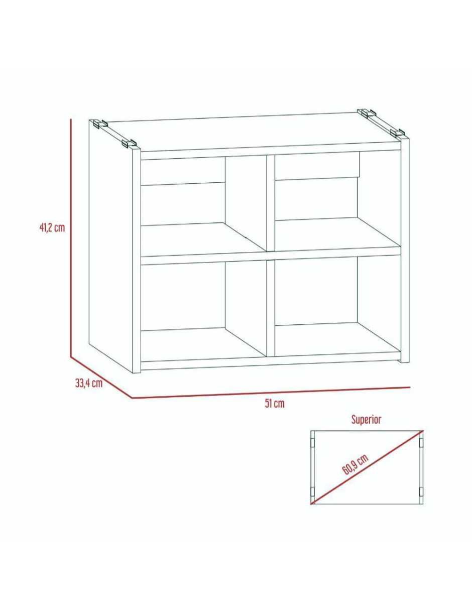 Zapatera armable mueble Madik Matrix para 4 pares de zapatos