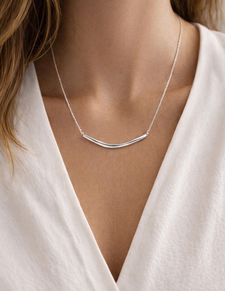 Collar Calvin Klein Airy Molten de plata P 925