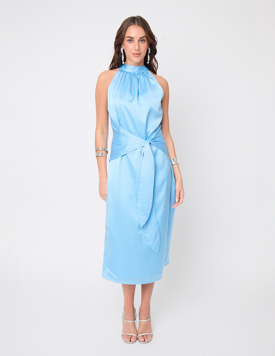 Vestido midi casual Linea Pura Estambul para mujer