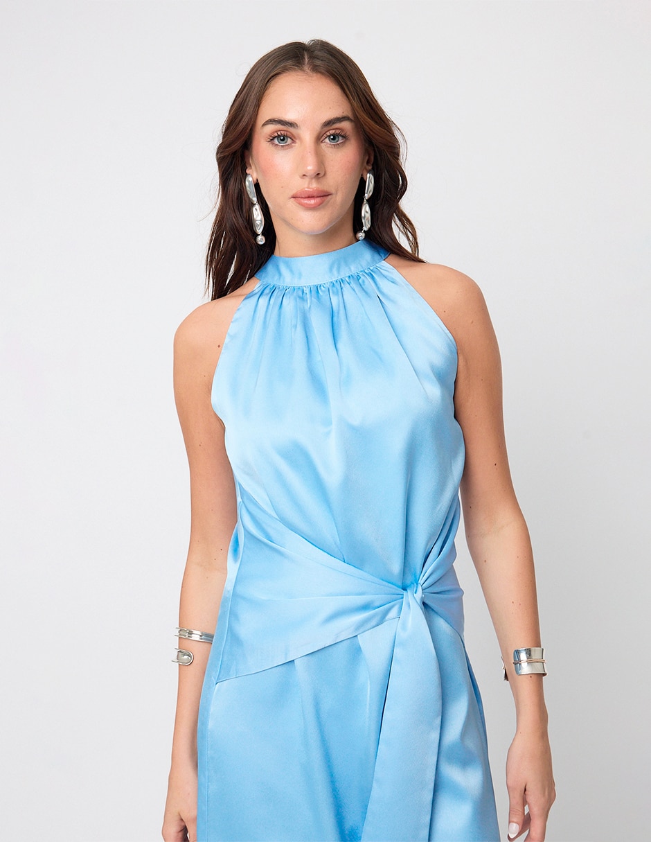 Vestido midi casual Linea Pura Estambul para mujer