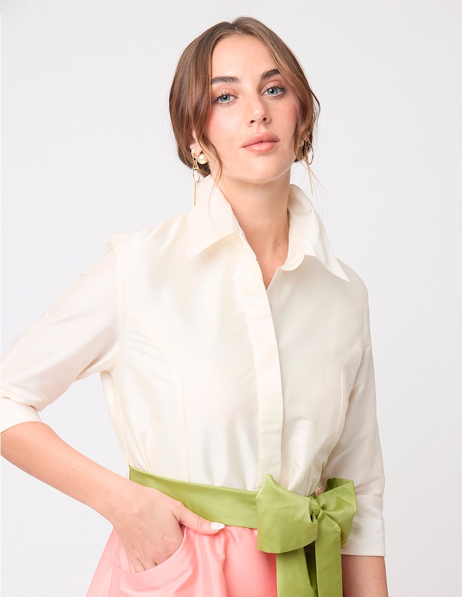 Vestido midi de fiesta Linea Pura Valencia