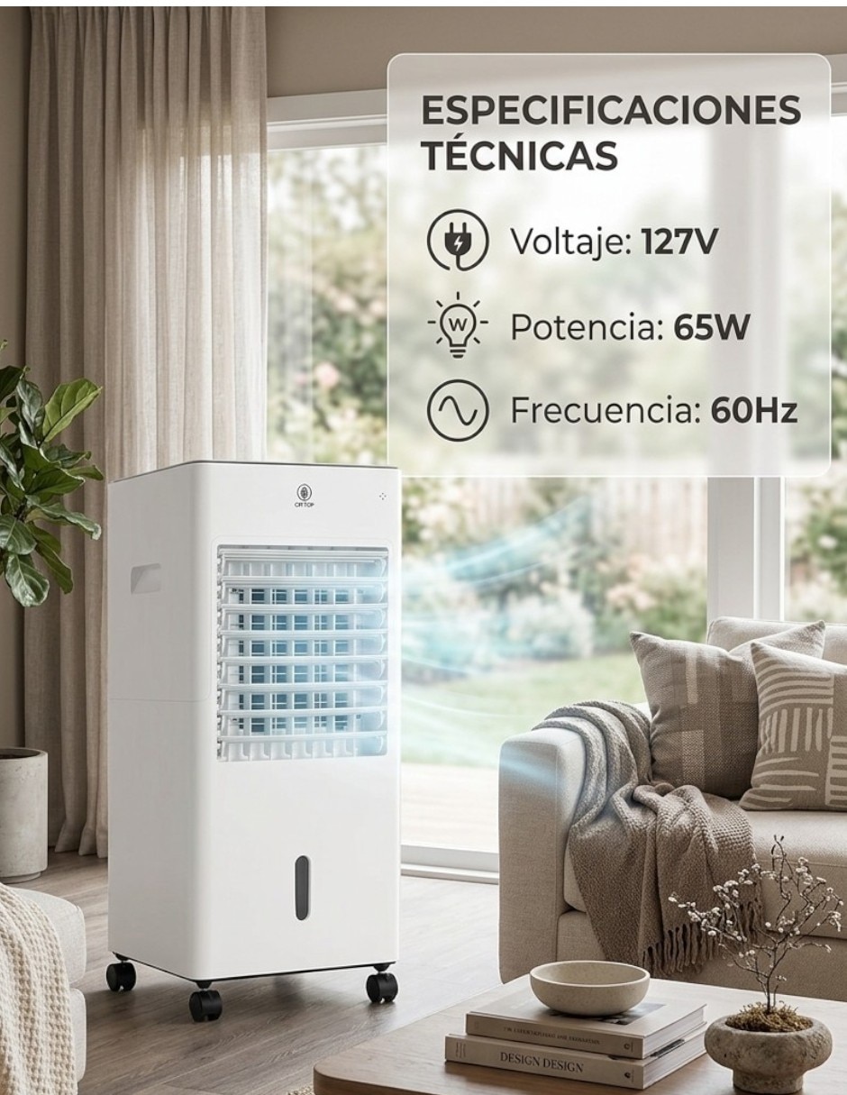 Enfriador Evaporativo Frío 6L Ven36 127 V 7