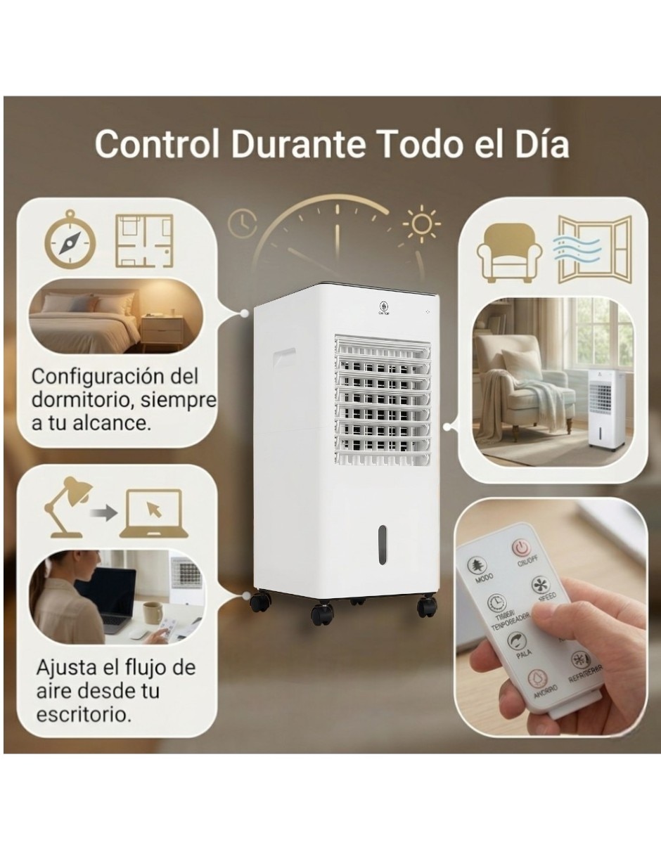 Enfriador Evaporativo Frío 6L Ven36 127 V 5