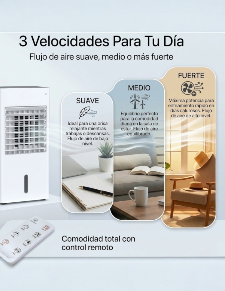 Enfriador Evaporativo Frío 6L Ven36 127 V 4