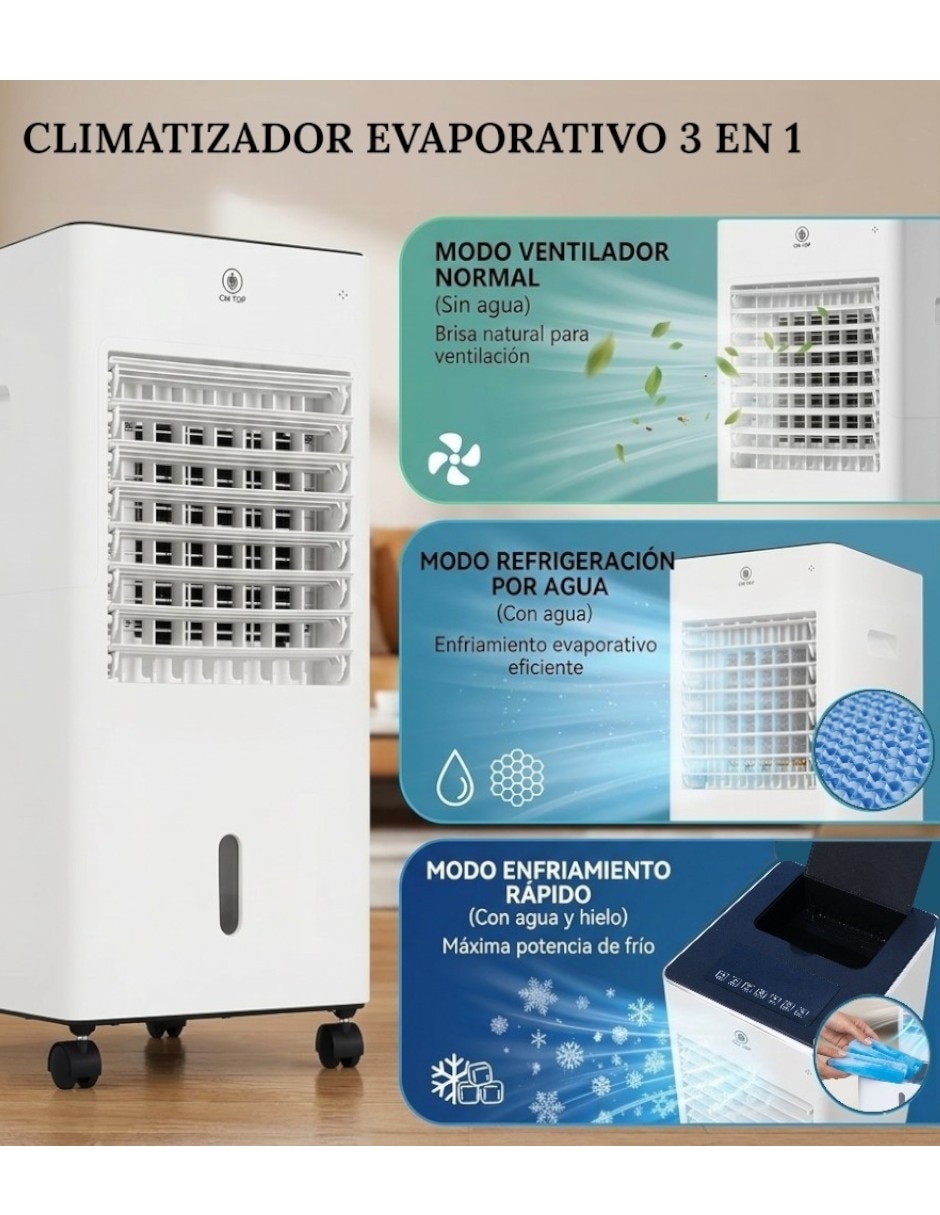 Enfriador Evaporativo Frío 6L Ven36 127 V 8