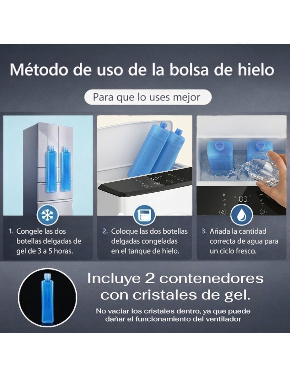 Enfriador evaporativo CM-TOP 3 en 1 Panel Táctil Frío VEN54