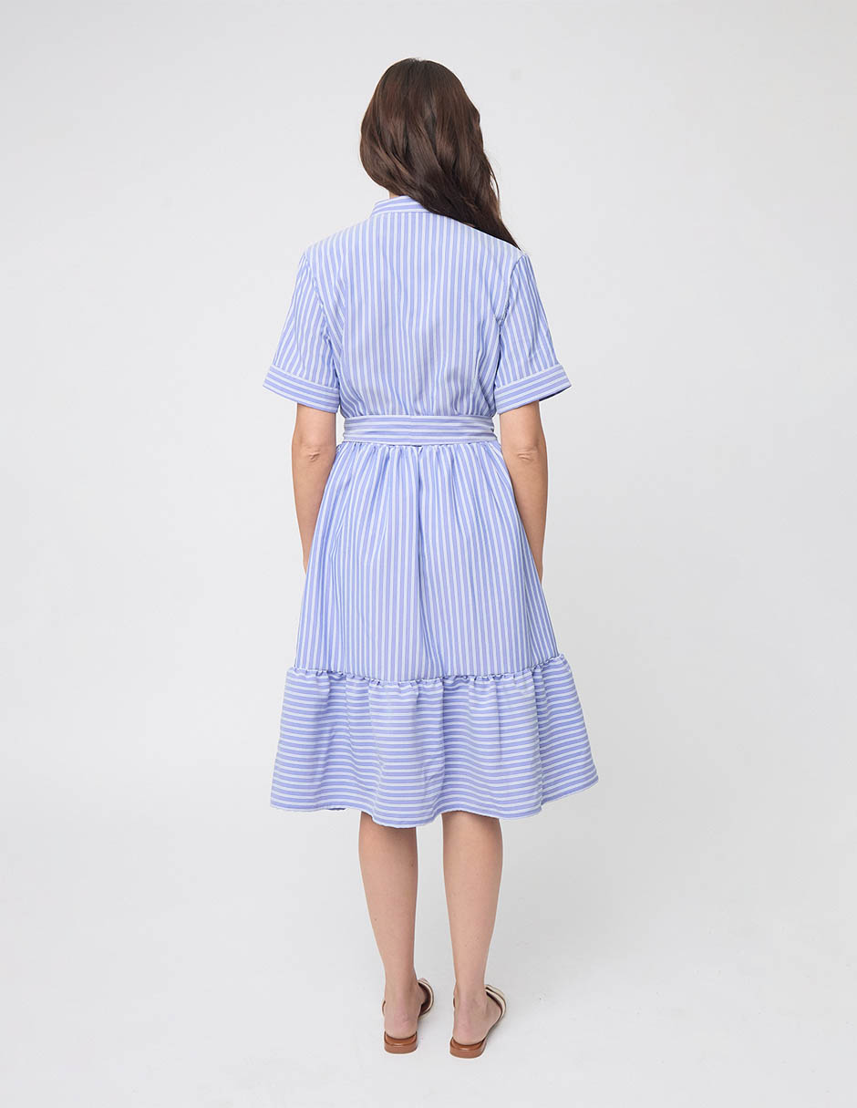 Vestido midi casual Linea Pura Sorrento para mujer