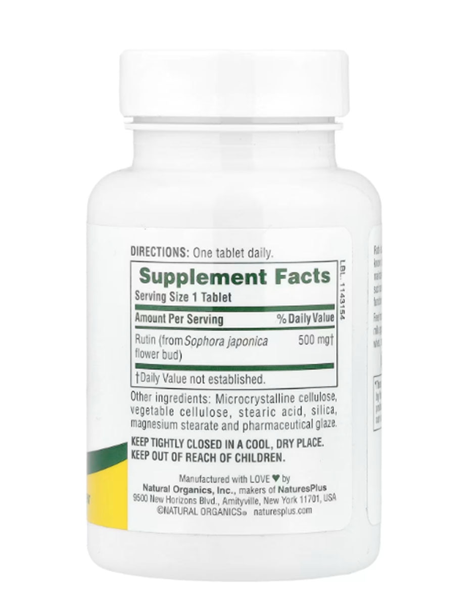 Rutina 500 Naturesplus de 60 tabletas