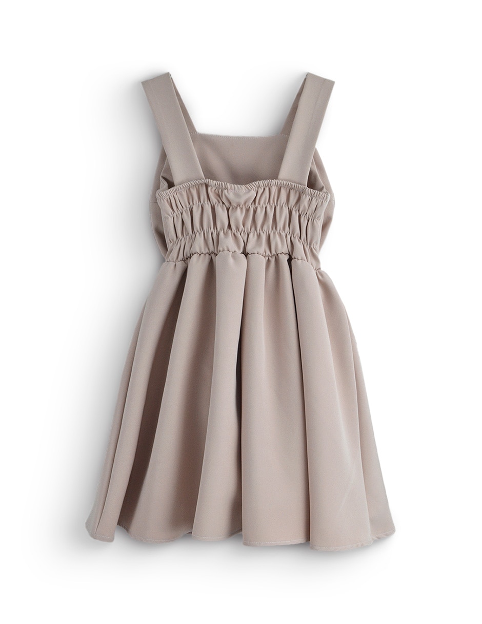Vestido Ves Barbie 15 sin manga para niña 5