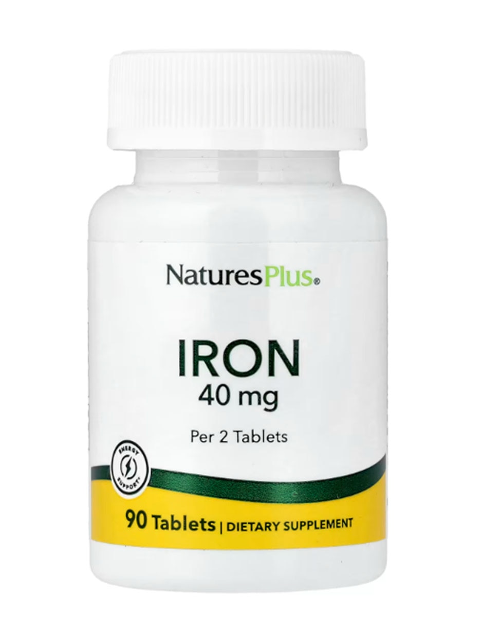 Hierro NaturesPlus de 90 tabletas