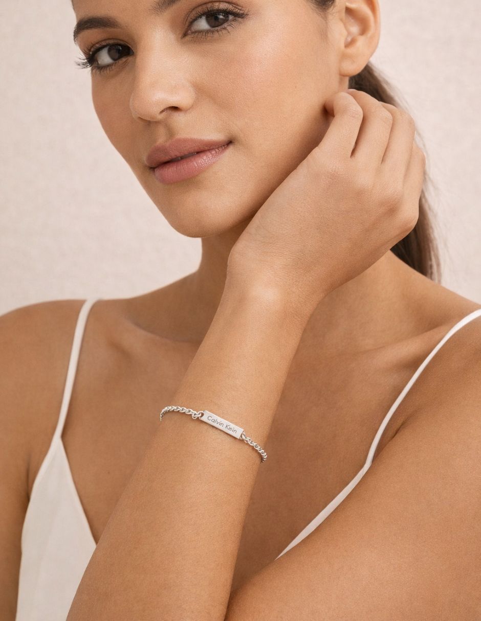 Pulsera Calvin Klein de plata P 925 Airy Molten acabado brillante