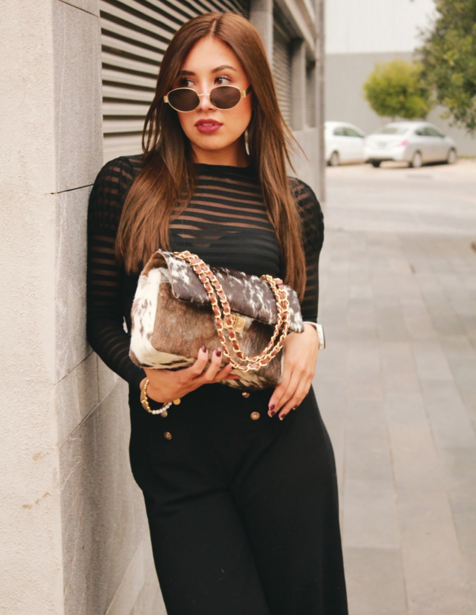 Bolsa shopper de piel para mujer 2