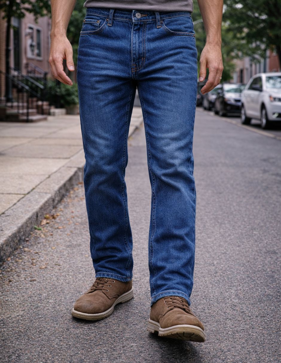Jeans straight para hombre 5