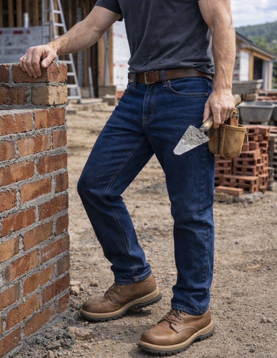 Jeans straight para hombre 11