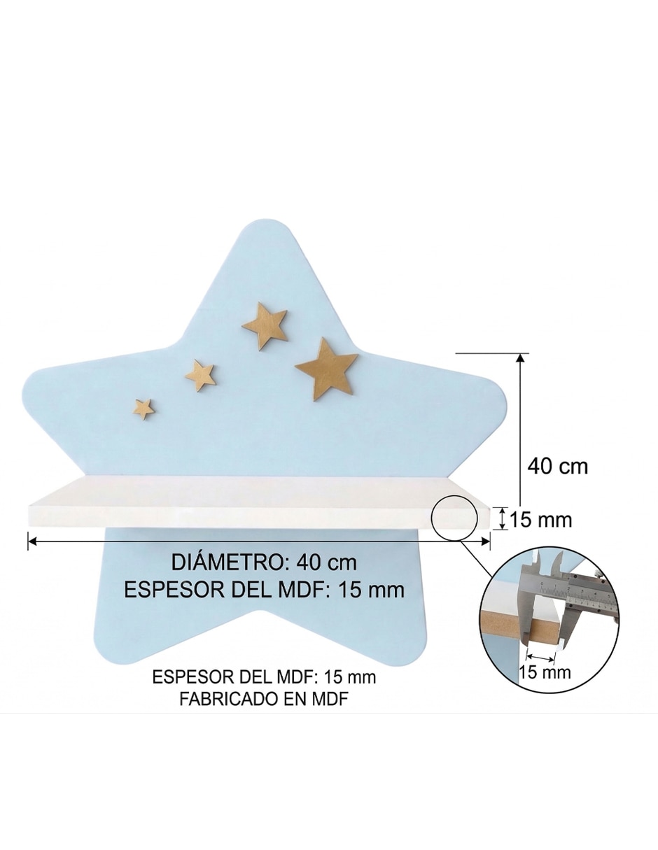 Repisa armable de MDF 4
